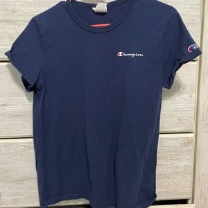 Blue champion tee